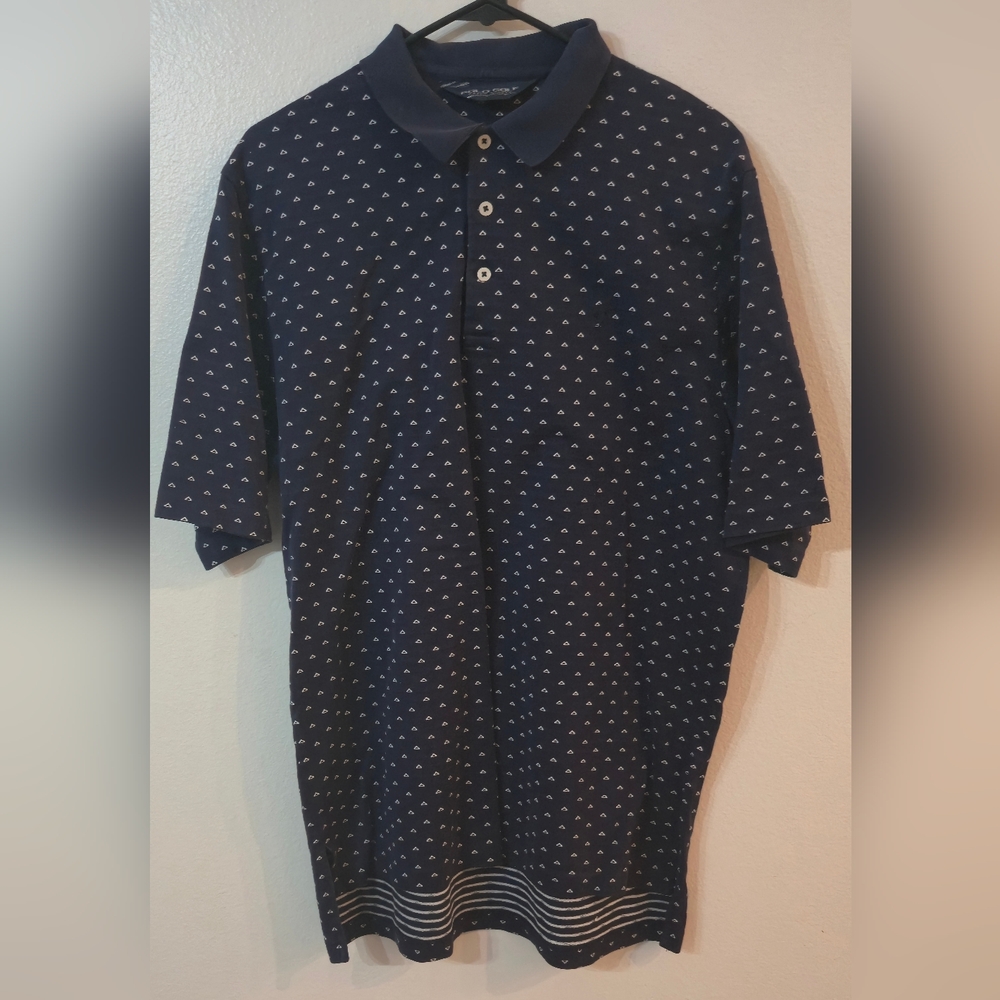 Polo by Ralph Lauren Navy Blue Golf Shirt Medium